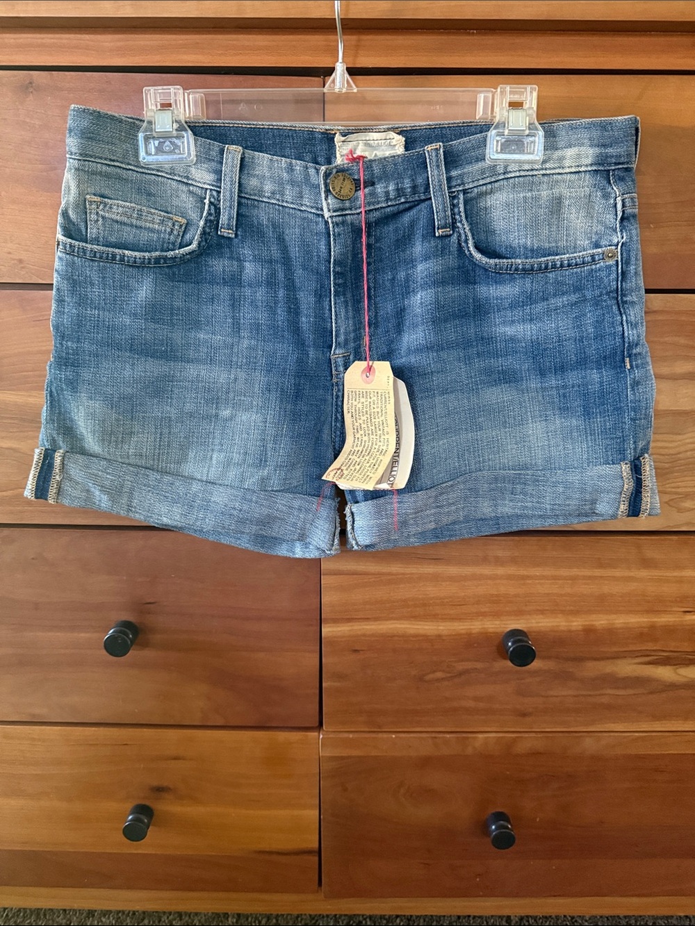 Current Elliott "The Boyfriend" Roll Denim Short Size 26